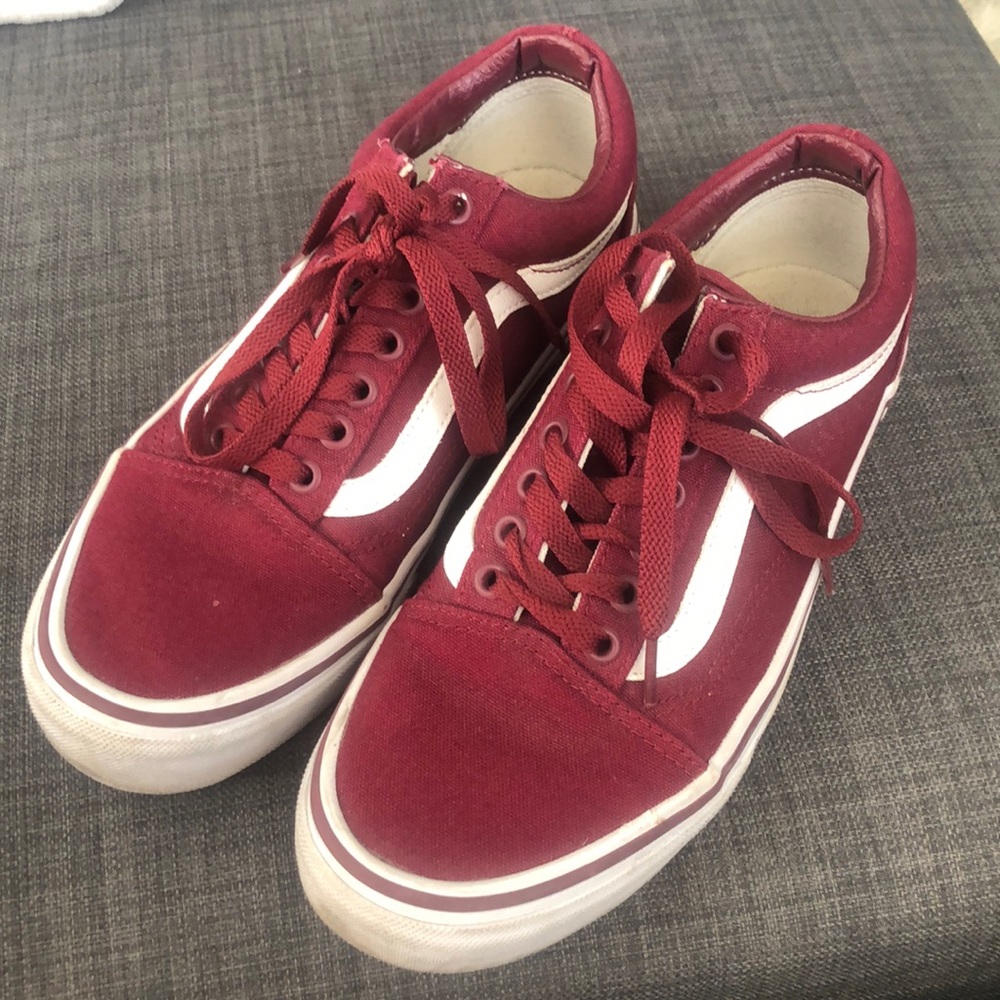 Old Skool Maroon Vans